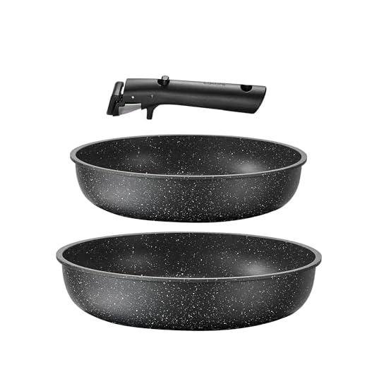 CAROTE 21pcs Detachable Handle Cookware
