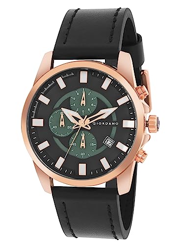 Giordano Analog Stylish Watch for Men & Boys Water Resistant Fashion Watch Round Shape with Multi-Functional Wrist Watch to Compliment Your Look/Ideal Gift for Male - GZ-50077 - Image 2