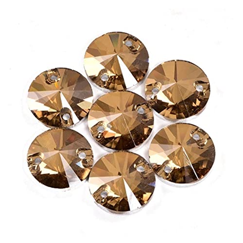 Strass rond verre coudre ne jaunit pas dos plat pour réparation robe de mariée