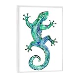 artboxONE Poster mit weißem Rahmen 18x13 cm Natur 