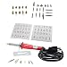 35Pc Wood Burning Pen Set Wood Burning Soldering Chiseled Tips Hot Blade with Chuck