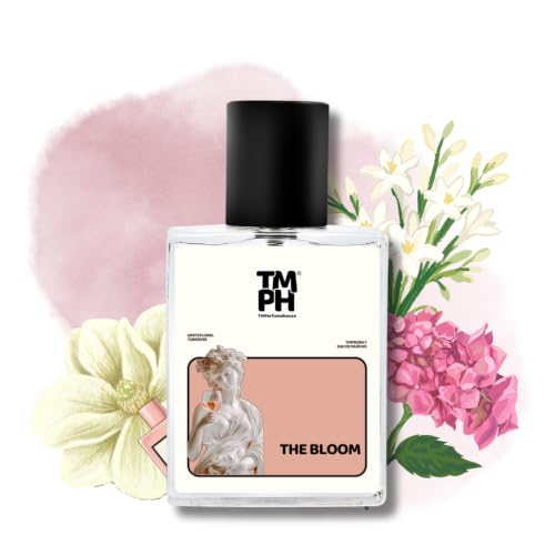 Image of TMPerfumehouse the bloom EDP for Women | Floral, Fresh & Long Lasting Perfume Spray | Whitefloral, Tuberose & Green Fragrance | Luxury Gift for Her | TMPH | 50ml