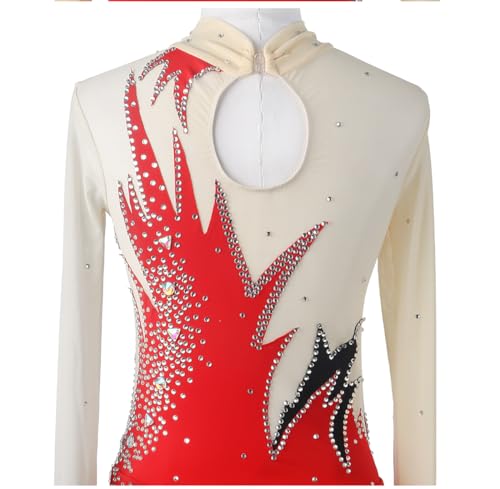 VVieer Vestido de patinação artística para meninas moda patinação desgaste frisado patinação saias v