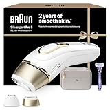 Braun IPL Silk-Expert Pro 5, at Home Hair Removal, Alternative for Laser Hair Removal, Includes Pouch, Venus Razor, Precision Head, 2 Years of Smooth Skin, Gift for Women, White/Gold, PL5138