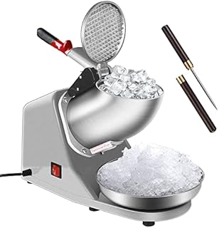 VIVOHOME Electric Ice Shaver Snow Cone Maker Machine Silver 143lbs/hr with Ice Pick for Home and Commercial Use