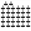 Stainless Steel Adjustable 1/4-20 Feet Screw On Furniture Glide Leveling for Chair, Table and Patio Furniture Legs Pack of 32