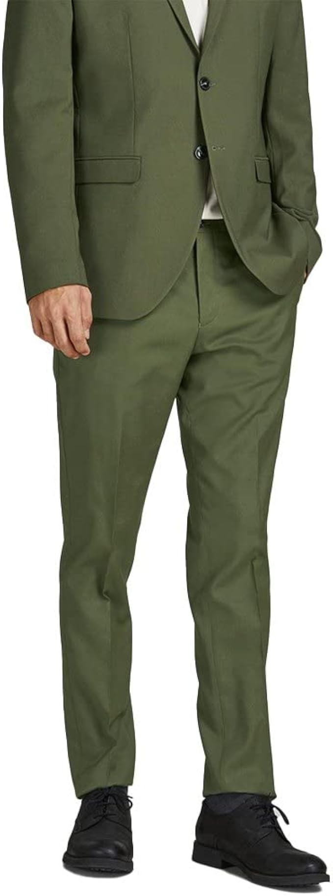 JACK\u0026JONES Jprsolaris Trouser Noos Pantaloni Eleganti Uomo : Amazon.it:  Abbigliamento