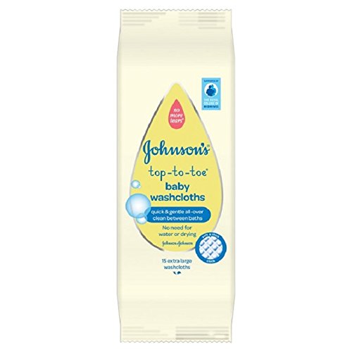 Gants de toilette Johnson's pour bébé pack de 3 pièces