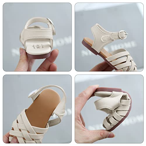 SEAUR Girls Sandals Kids Sandals Toddler Baby PU Leather Sandals Shoes Little Boys Flat Sandals Summer Outdoor4