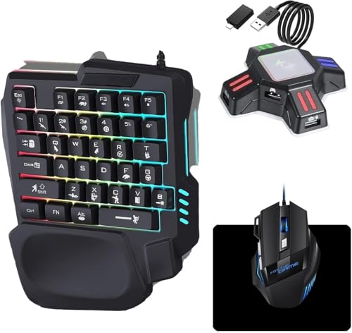 Q[pϊ L[{[h }EX ڑA_v^[ Q[~O}EX ЎL[{[h }EX Zbg pRo[^[t A_v^[ RGB Q[~O L[{[h }EX Zbg Switch/PS4/PS3/Xbox One/Ή JjJG 