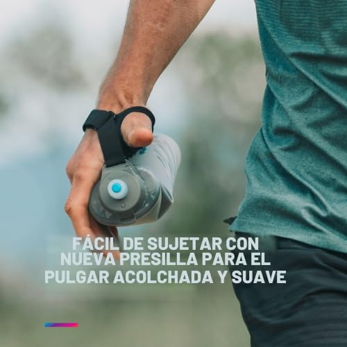 Soft flask HydraPak SkyFlask IT de 500 ml transparente para corredores 5