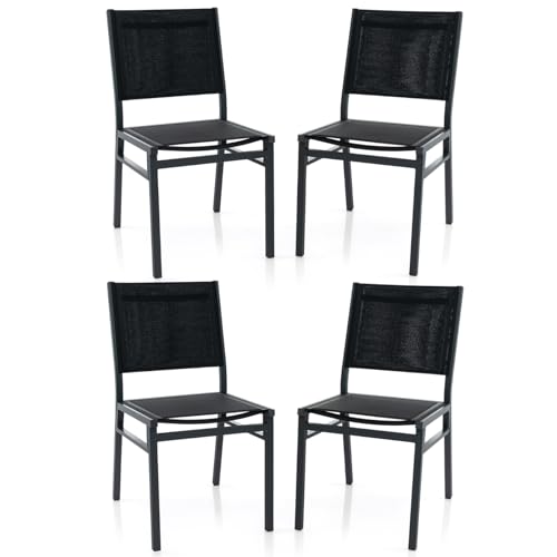Giantex Aluminum Armless Patio Chair