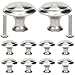 Price comparison product image astarye 10pcs Zinc Alloy Drawer Handle Door and Drawer Knobs, for Old Kitchen and Cupboard Makeovers, Silver
