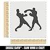 Boxers Boxing Fighting Punch Dodge Wall Cookie DIY Craft Reusable Stencil - 9.0 Inch #1