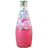 V-Fresh Bebida rosa con semillas de albahaca paquete 24 x 290 ml 0.29 ml - Pack de 24