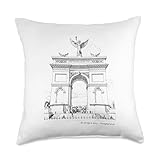 The Bridge to Glory – Triumphal Arch American Structure 2028 Throw Pillow