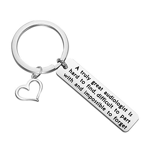 Image of CHOORO Audiology Audiologist Gift A Truly Great Audiologist is Hard to Find Keychain Audiology Gift
