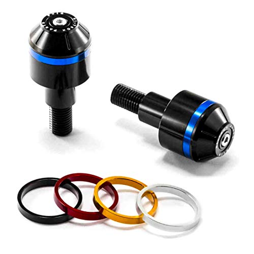 Embouts de guidon Puig 8016N moto noirs courts réduction vibrations