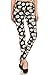Leggings Depot High Waisted Floral & Space Print Leggings for Women-Full Length-R592, Fancy Daisies, One Size