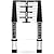 CORCI Telesladders,Heavy Duty Aluminumextension Ladder Multi-Purposecopistraight Ladder for Enginee330Lbs Capacity/a/4.9M/16Ft