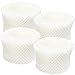 4-Pack Replacement HAC-504 filter for Honeywell - Compatible with Honeywell HCM-300T, Honeywell HCM-350, HCM-631, HAC-504AW, HCM-710, HCM-315T, HAC-504, HCM-630, HCM-300, Enviracaire ECM-250i