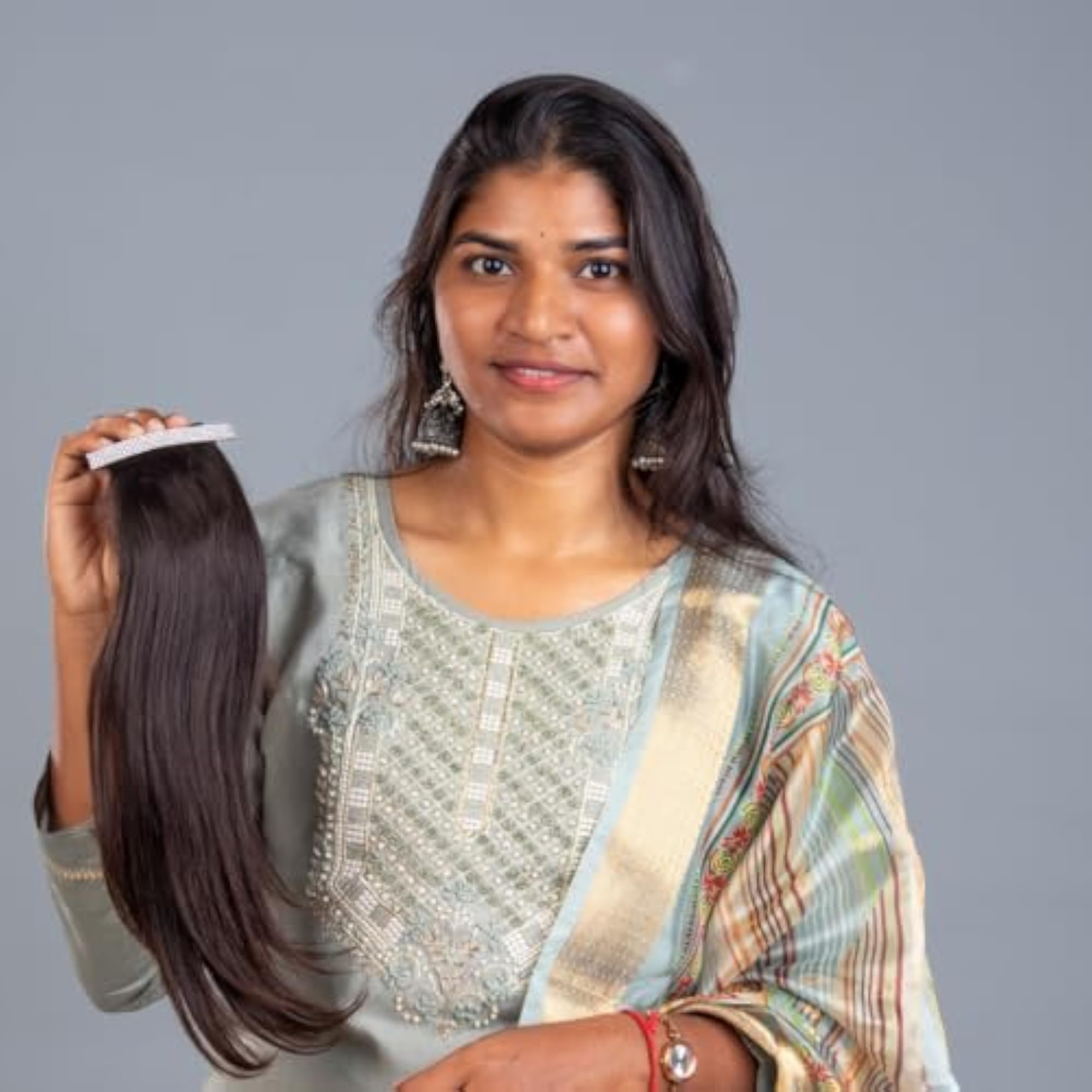 Premium Clip Ponytail Extensions, 100% Natural Human Hair