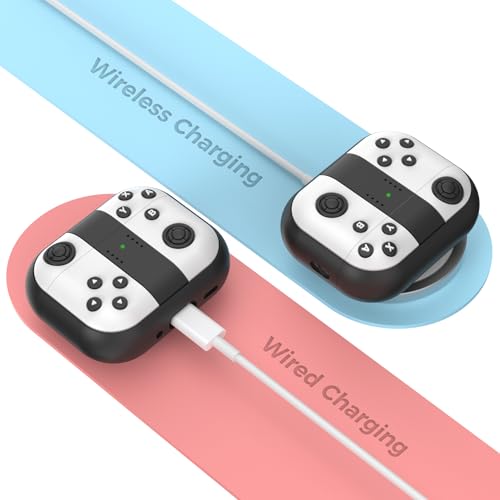 Image of TRONWIN for AirPods Pro 3 Case - 2025 Silicone Cover Gamepad Design Case for Apple AirPods Pro 3rd Generation, Cute Air pod Pro 3 Cover for Men /Women (White)