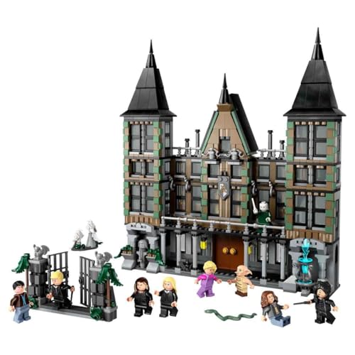 Harry Potter Villa Malfoy, Giochi d'Avventura per Bambini e Bambine da 10 Anni, Modellino di Casa Giocattolo da Costruire con Stanze, Funzioni e 9 Personaggi, Idea Regalo da Collezione 76453 - Lego - Immagine 3