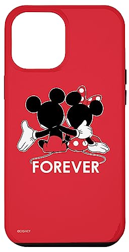 Coque iPhone 12 Pro Max Mickey et Minnie Forever rouge, le cadeau romantique idéal pour Disney fan