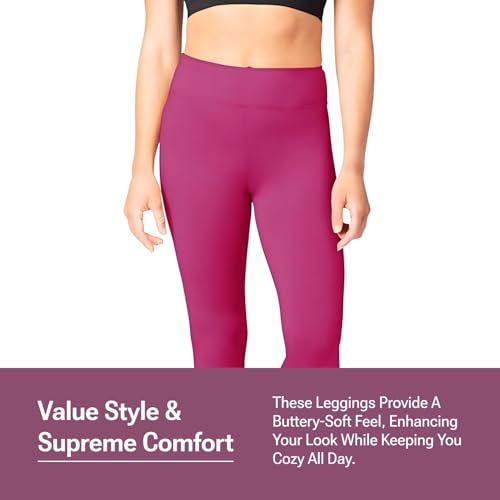 Image of SATINA High Waisted Leggings for Women - Comfortable and Stretchy in Versatile Sizes and Colors