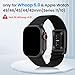 Zeeflufun Hybrid Band for Whoop 5.0 & Apple Watch Combo Band - Stretchy Nylon Hybrid Strap for Whoop 5.0 & Apple watch 1/2/3/4/5/6/7/8/9/10/11/SE/Ultra, Breathable and Comfortable, Durable