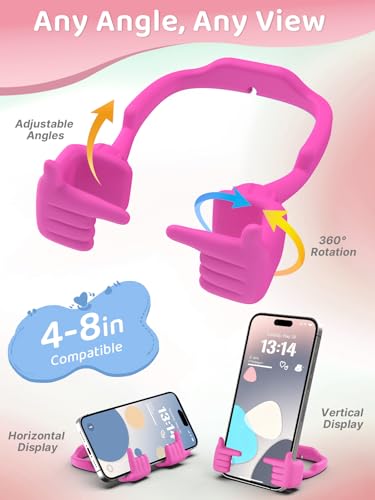 Support de téléphone rose CALDEVER idée cadeau Noël originale - 2