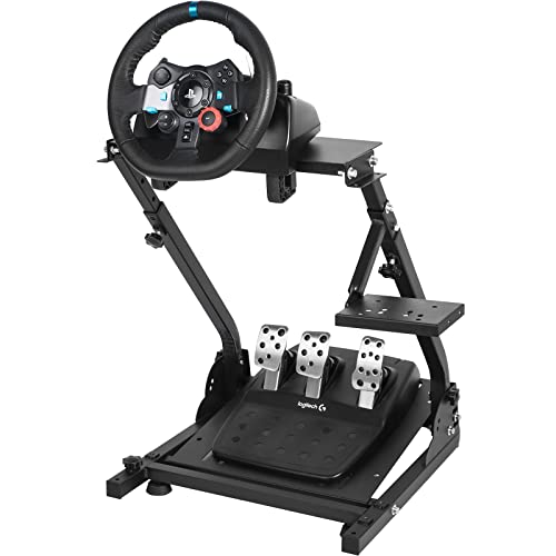 Dardoo G920 Racing Steering Wheel Stand Upgrade Gaming Wheel Stand for Logitech G920,G29,G25,G923 Thrustmaster T80 T150 TX F430 Pedals Not Included