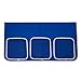 Produktbild Homestyle4u 1449, Betttasche Stofftasche Hochbett, Tasche Kinderbett, Blau Baumwolle