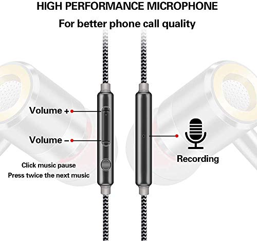 Auricolari,In-Ear Cuffie con Microfono,Cuffiette