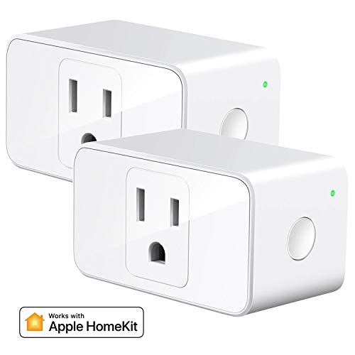 Meross Smart Plug Mini, 16A & Reliable WiFi, Support Apple HomeKit, Siri, Alexa