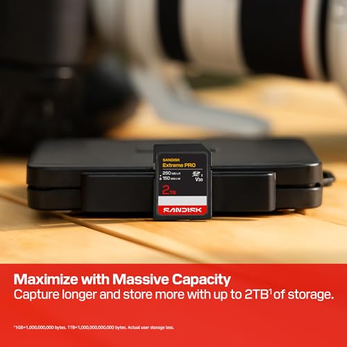 SANDISK Extreme PRO SD UHS-I Card 128GB (up to 250MB/s read speed and 120MB/s write speed, 4K UHD video, U3, V30) Memory Zone App