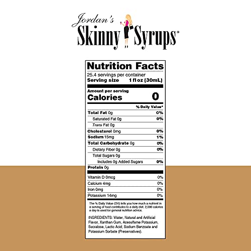 White Chocolate- Jordan's Skinny Syrups Sugar Free #TOP2