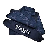 DELTA FORCE ウォータープルーフシートカバー カモフラ柄 カラー ガンブラック サハラベージュ ジャングルグリーン ネオプレーン 防水シートカバー デルタフォース (ガンブラック)