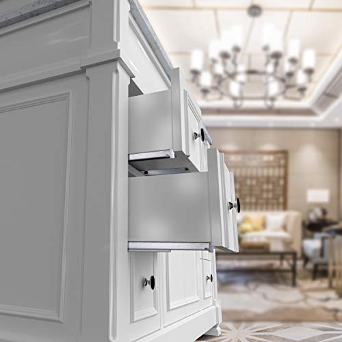 10 Pairs Gobrico Soft Close Under Mounting Drawer Slides 21", Full Extension Concealed Drawer Glides with Locking Device, Rear/Bottom Mounted Cabinet Drawer Runners, Bulk Pack - Image 7