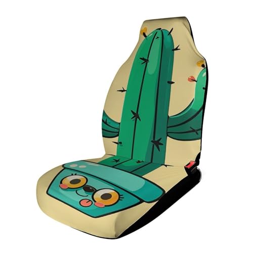 Housses de siège auto cactus imperméables faciles à installer pour bébés et animaux
