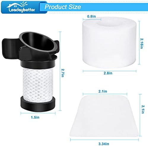 Filters Replacement for Shark IF200UKT DuoClean IONFlex Cordless Vacuums IF100 IF200 IF150 IF160 IF170 IF250UKT IF251 IF201 IF202 IF205 IR100 IR101 IR70 Spare Parts # XPREMF100 & XPSTMF100
