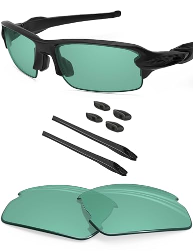 Image of BLAZERBUCK Replacement Lenses & Sock Kit for Oakley Flak 2.0 OO9295 Sunglasses