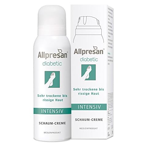 Allpresan diabetic INTENSIV Schaum-Creme, 10% Urea Medizinprodukt zur Behandlung trockener und rissiger Fußhaut Cover