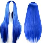 Gairyan – Gairyan Perücke Königsblau Lang Glatt Anime Cosplay Blaue Pe