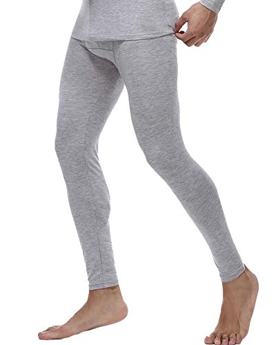 LaoZanA Pantalón Térmico para Hombre Tamaño Grande Gris 6XL