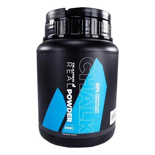 TRANGO Real Powder Pharmaceutical Grade Chalk (Ultra-Fine, 500g) | Rock Climbing Accessories