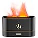 Diffusore di oli Essenziali con Luce Notturna a Fiamma, Umidificatore per Aromaterapia Silenzioso, Diffusore per oli Essenziali, Interruttore di Sicurezza per Camera da Letto, Casa e ufficio