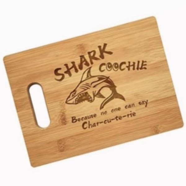Mothers Day Gifts Shark Coochie Charcuterie Board