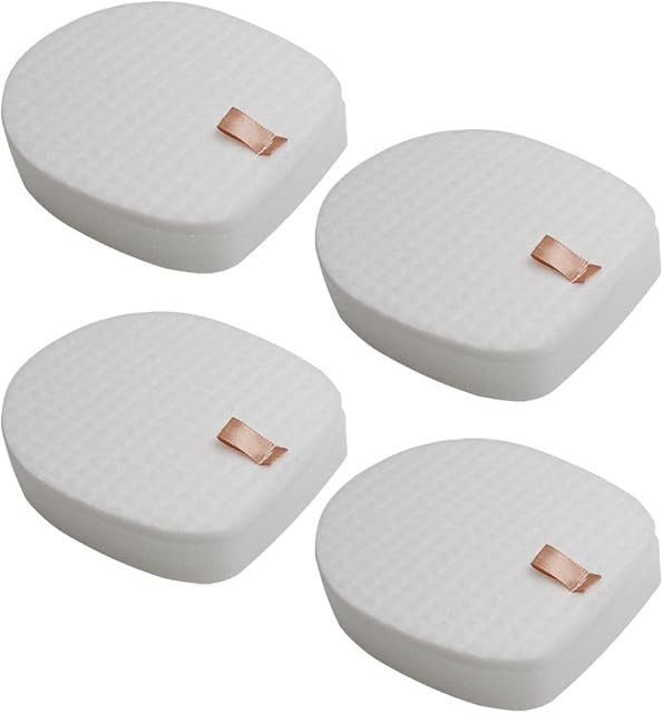 Fre.Filtor 4-Sets Pre-Motor Foam&Felt IZ Series Filters for Shark IZ300UK, IZ300UKT, IZ320UK, IZ320UKT Cordless Vacuum Cleaners (FFIZ201FF)